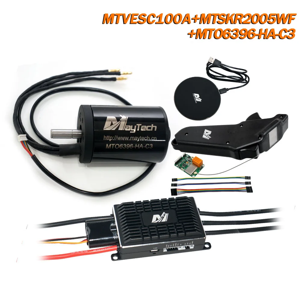 Maytech 100A ESC на базе Vesc и 6374 6396 6880 мотор outrunner MTSKR2005WF пульт дистанционного управления