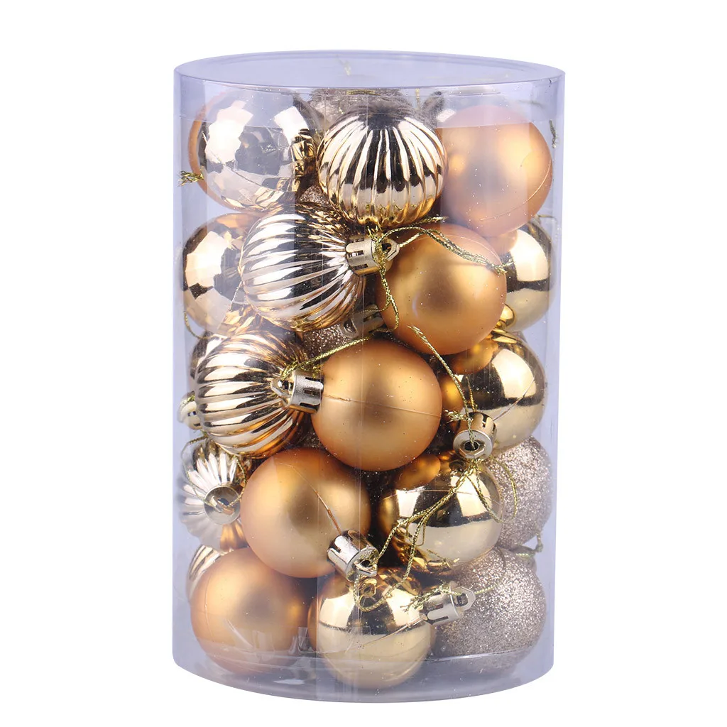 C 34pcs Christmas Tree Xmas Balls Decorations ball ornaments Baubles Party Wedding Ornament decoration FA29 | Дом и сад