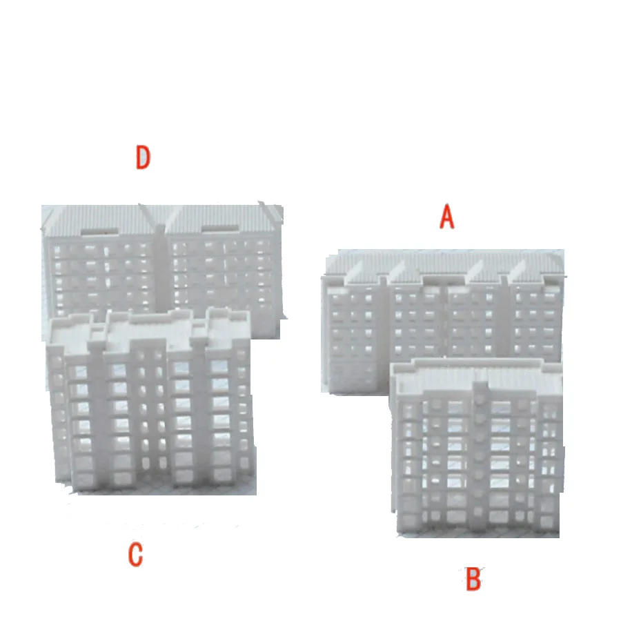 1/500 DIY песочный стол материальная площадь высокоэтажная модель жилого здания