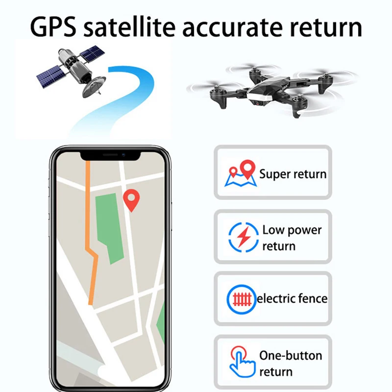 KEELEAD C53 gps Дрон 4K 5G wifi FPV двойная камера дроны профессиональный оптический поток