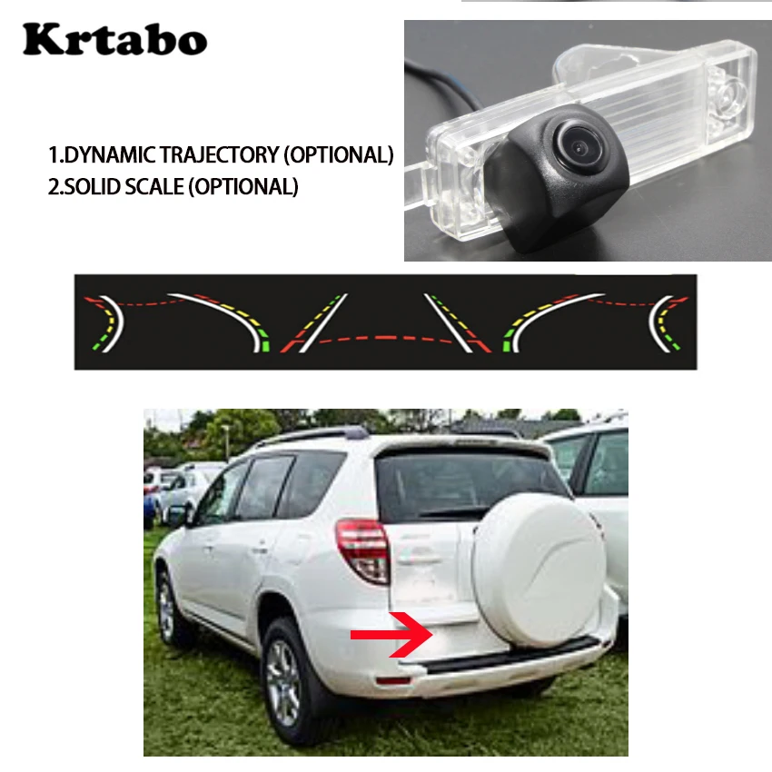 Автомобильная камера заднего вида для toyota RAV4 EV Europe Vanguard 2005 ~ 2012 универсальная