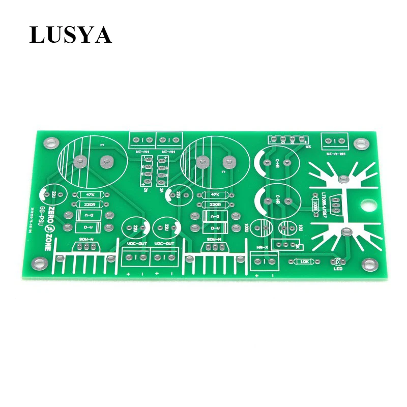 Lusya PSU Высокое напряжение двойной регулятор напряжения + нити питания PCB