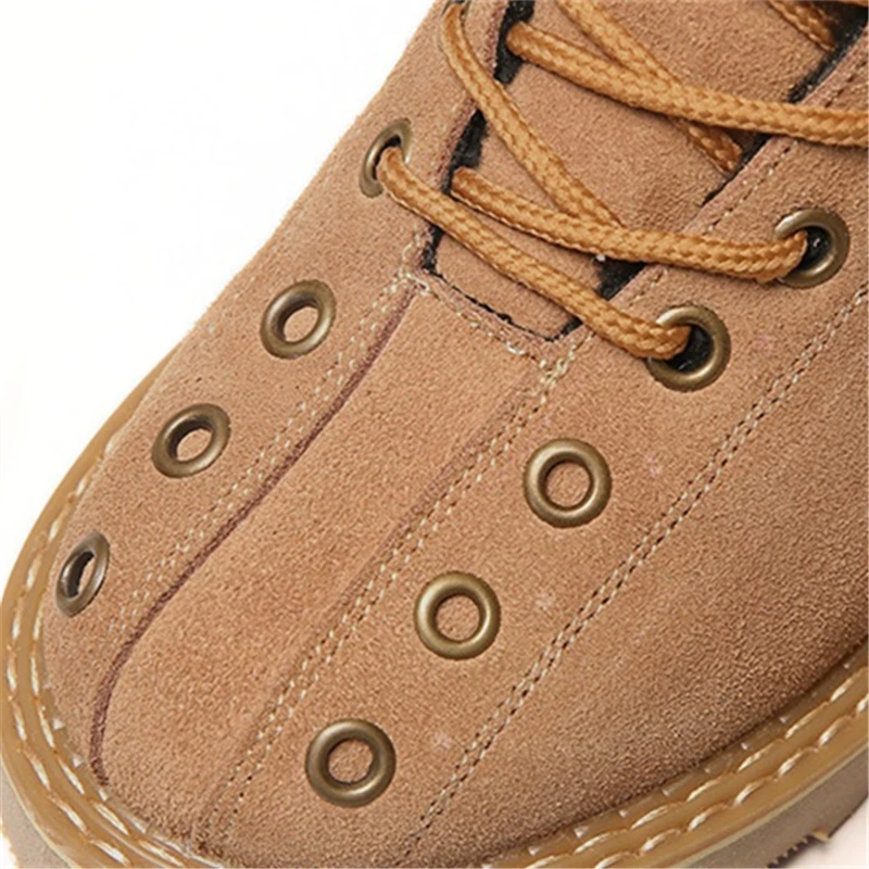 Enplei/зимние ботинки Женские Ботинки Martin Зимняя теплая плюшевая женская обувь на