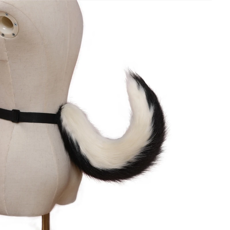 Мягкий Гладкий хвост анимации регулируемые милые костюмы для Хэллоуина и