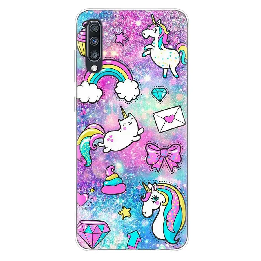 Rainbow Unicorn Fashion Soft Bumper Phone case For Redmi S2 Y3 7A K20 Note 7 7S 6 Pro 5 4 4X Pocophone F1 9 SE 9T A2 8 Lite |