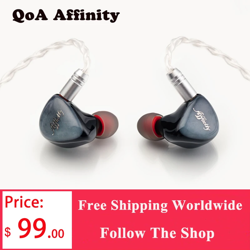 

QoA Affinity 10mm PEN Titanium Plated Diaphragm Dynamic Driver