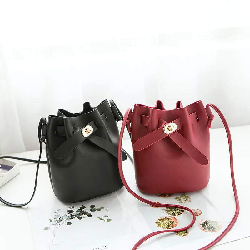 

DOLOVE Summer Small Bag Female Summer New Wave Handbag Shoulder Bag Korean Fashion Wild Diagonal Bucket Crossbody Bag