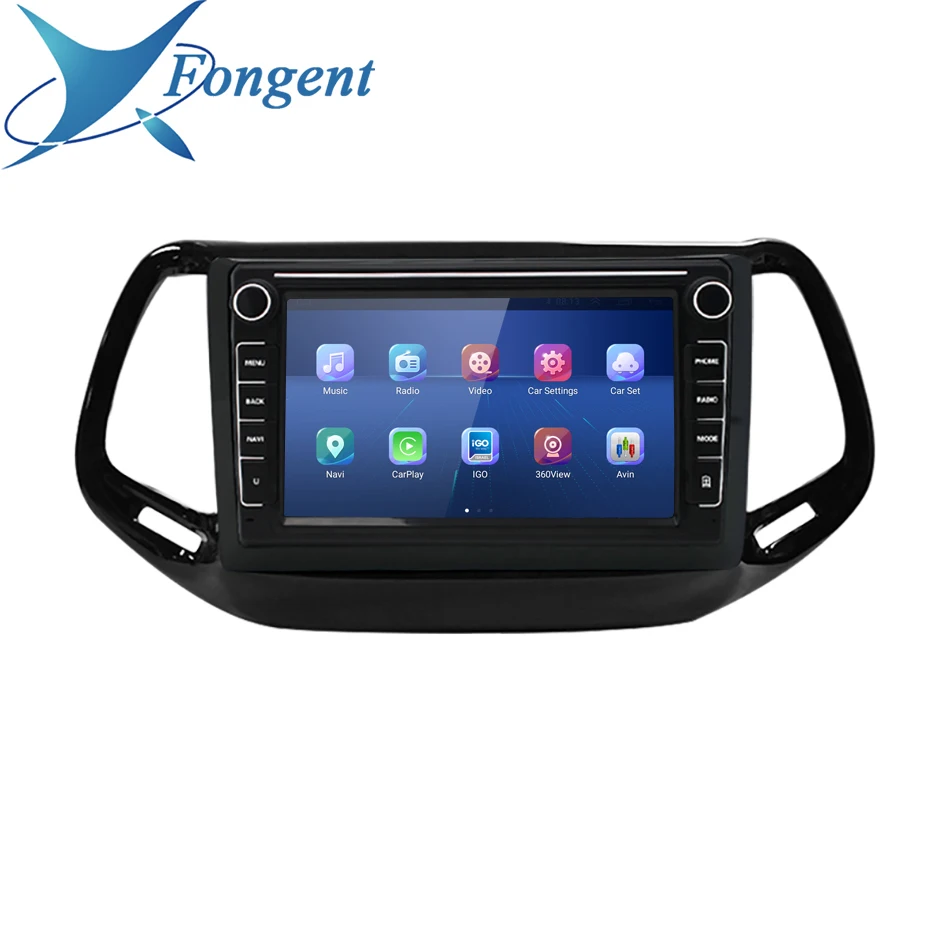 

For Jeep Compass 2017 2018 2019 2020 Android Car 4G Radio 2 Din Carplay AM RDS IPS DSP 128G Multimedia Player Navigation Stereo