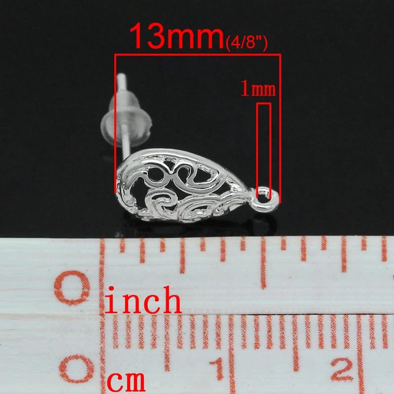 15x13mm 10pcs MJARTORIA 1000 шт Пластиковые Серьги Шпильки с пробками прозрачные 12x3 мм базовые простые серьги-гвоздики ювелирные изделия для женщин и мужчин - Цвет: 15x13mm 10pcs