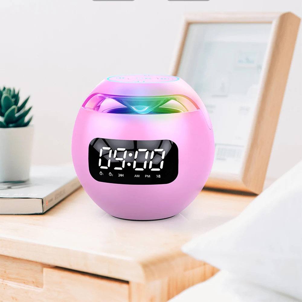 Новый Умный Будильник СВЕТОДИОДНЫЕ цифровые часы Bluetooth-совместимый динамик