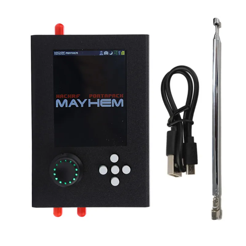 Портативный H2 для HACKRF ONE SDR + 0.5ppm TCXO аккумулятор 2000 мАч сенсорный ЖК дисплей 3 2