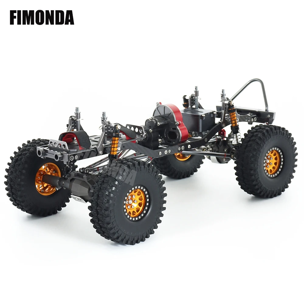 Гусеничный комплект шасси 1/10 RC с металлической рамой колесная база 312 мм 1 9