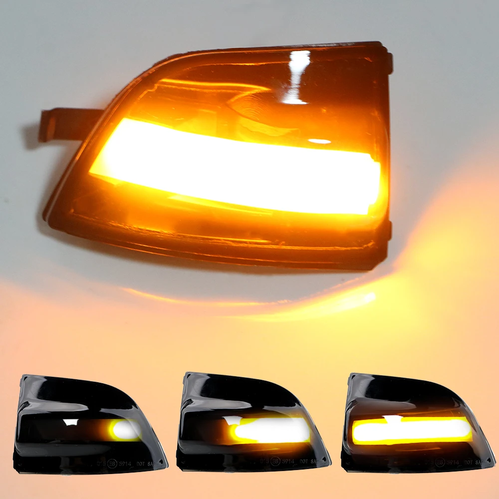 

YOSOLO 2Pcs/set LED Indicator Blinker Signal Lamp LED Dynamic Turn Signal Light For FORD Focus 2 MK2 2004 - 2008 C-MAX