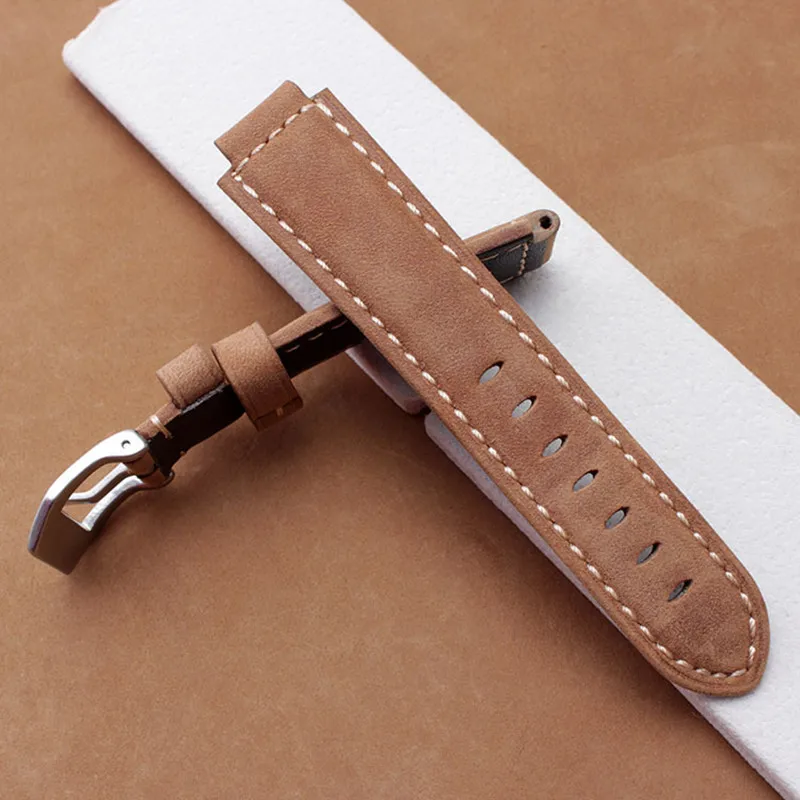 Ремешок для часов из натуральной кожи ручной работы 24*16 мм подходит замены G Shock