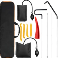 professional car tool kit easy entry long reach grabber air wedge non marring wedge and tool bag