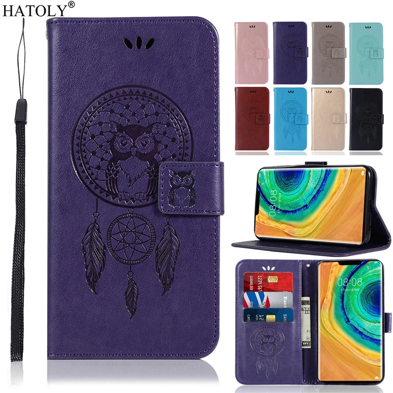

For Huawei Mate 30 Case Leather Soft TPU Flip Cover For Huawei Mate 30 Cards Holder Wallet Phone Bag Case For Huawei Mate 30 5G