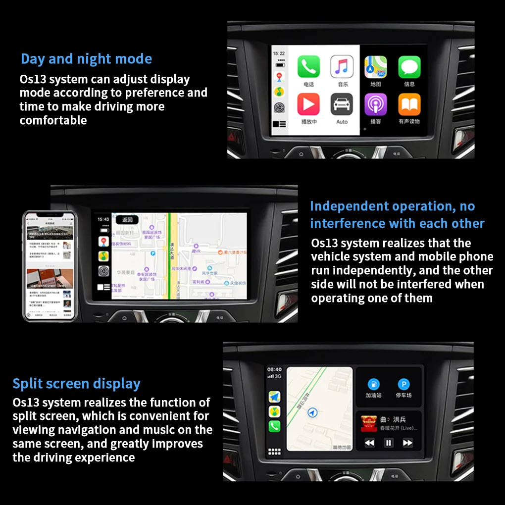 Carlinkit Apple CarPlay /Android автомобильный ключ Carplay для Android системный экран Смарт ссылка