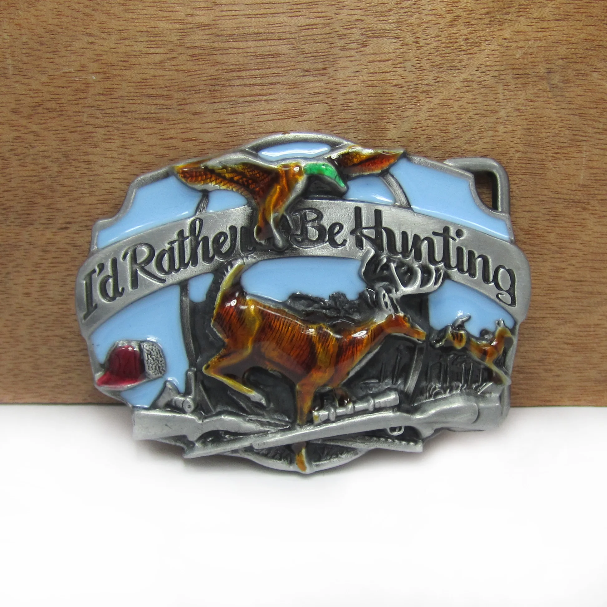 Пряжка из цинкового сплава BuckleClub в стиле ретро для охотничьих джинсов западном