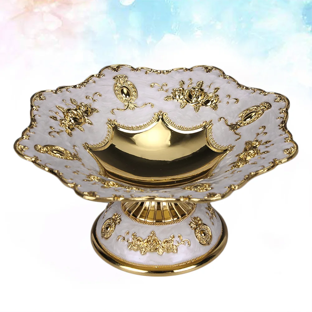 Золотая Изысканная Фруктовая тарелка в европейском стиле - Цена: 2272.16