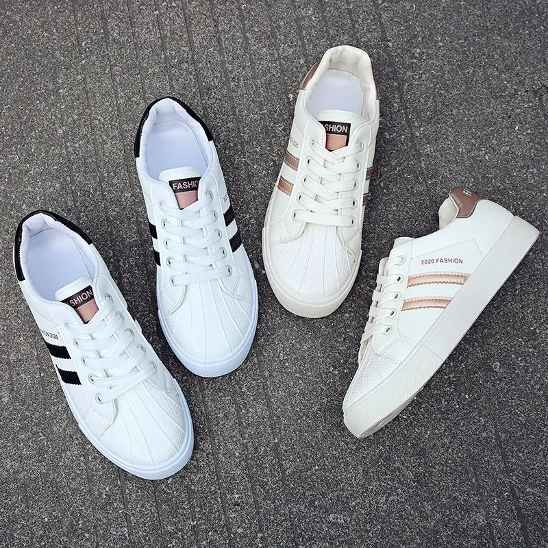 

2021 New Style All-match Fashion Casual Canvas Shoes Korean Round Toe Breathable Shell-toe Women's Single Shoes