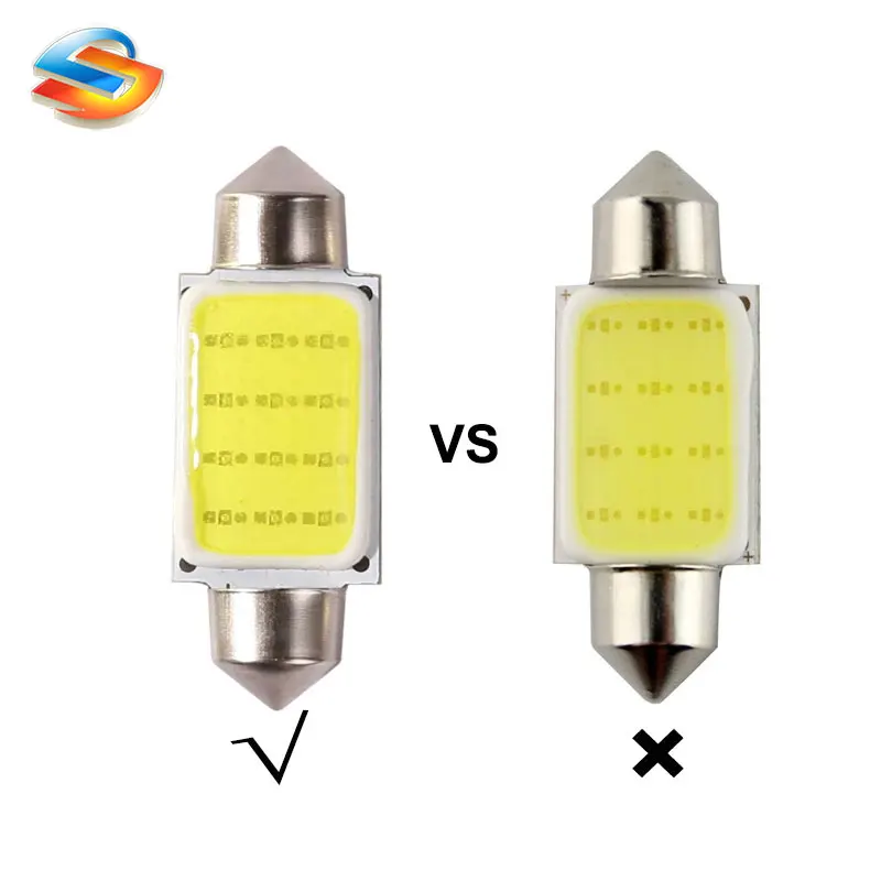 100 шт. суперъярсветильник лампы для чтения автомобильных дверей 31 мм 36 39 42 C5W 12