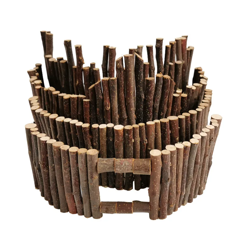 

Pet molars toys wooden branch fence hamster wooden fence hedgehog dodge arch bridge rabbit molars supplies Guinea Pig toys