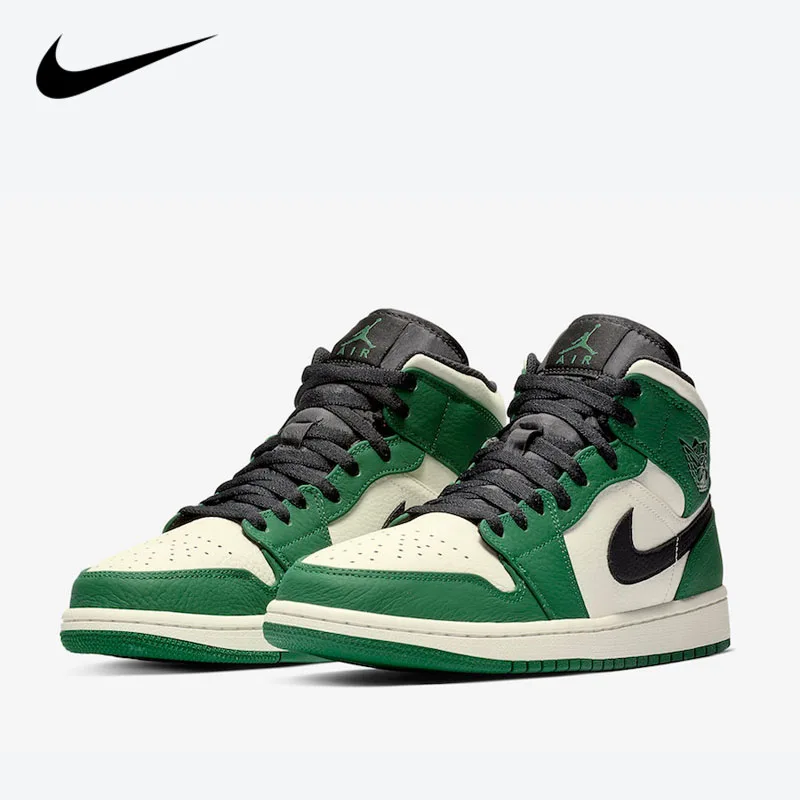 

Original NIKE Men Women Air Jordan 1 Sports Sneakers Fashion Broken Sole Unisex Basketball Shoes Color Stitching