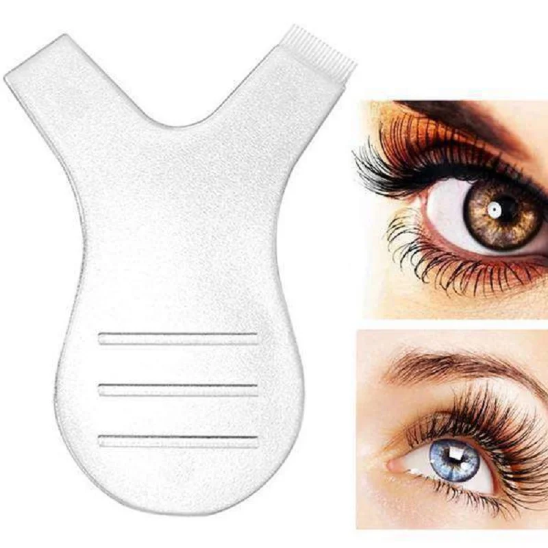 

Mini Y Shape Comb Lash Lift Brush Eyelash Extension Supplies Graft Perm Eyelash Brush for Lash Extension Tools Clean Up 10pcs