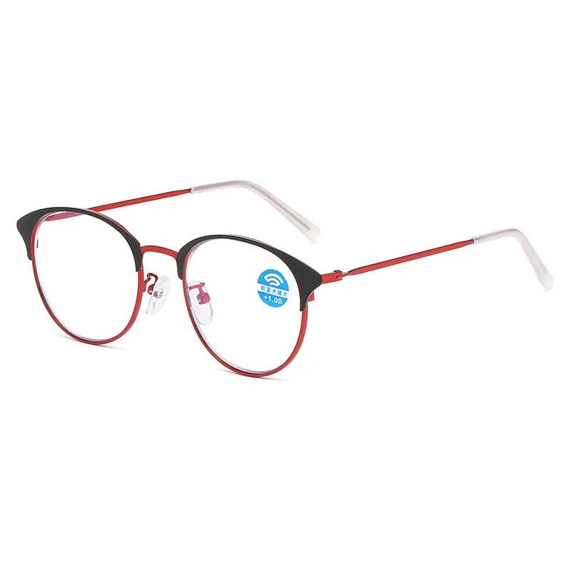 Очки для чтения унисекс Zilead круглые металлические очки дальнозоркости в стиле