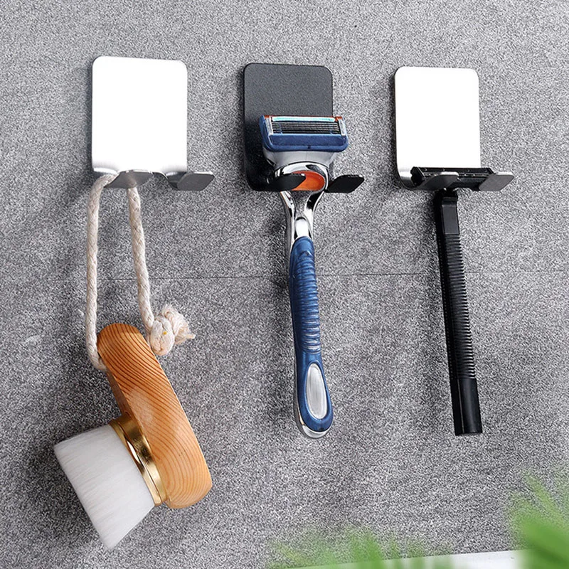 

1Pcs Portable Multi Purpose Waterproof Dampproof Toothbrush Holder Black Bathroom Organizer Shaver Dispenser 304 Stainless Steel