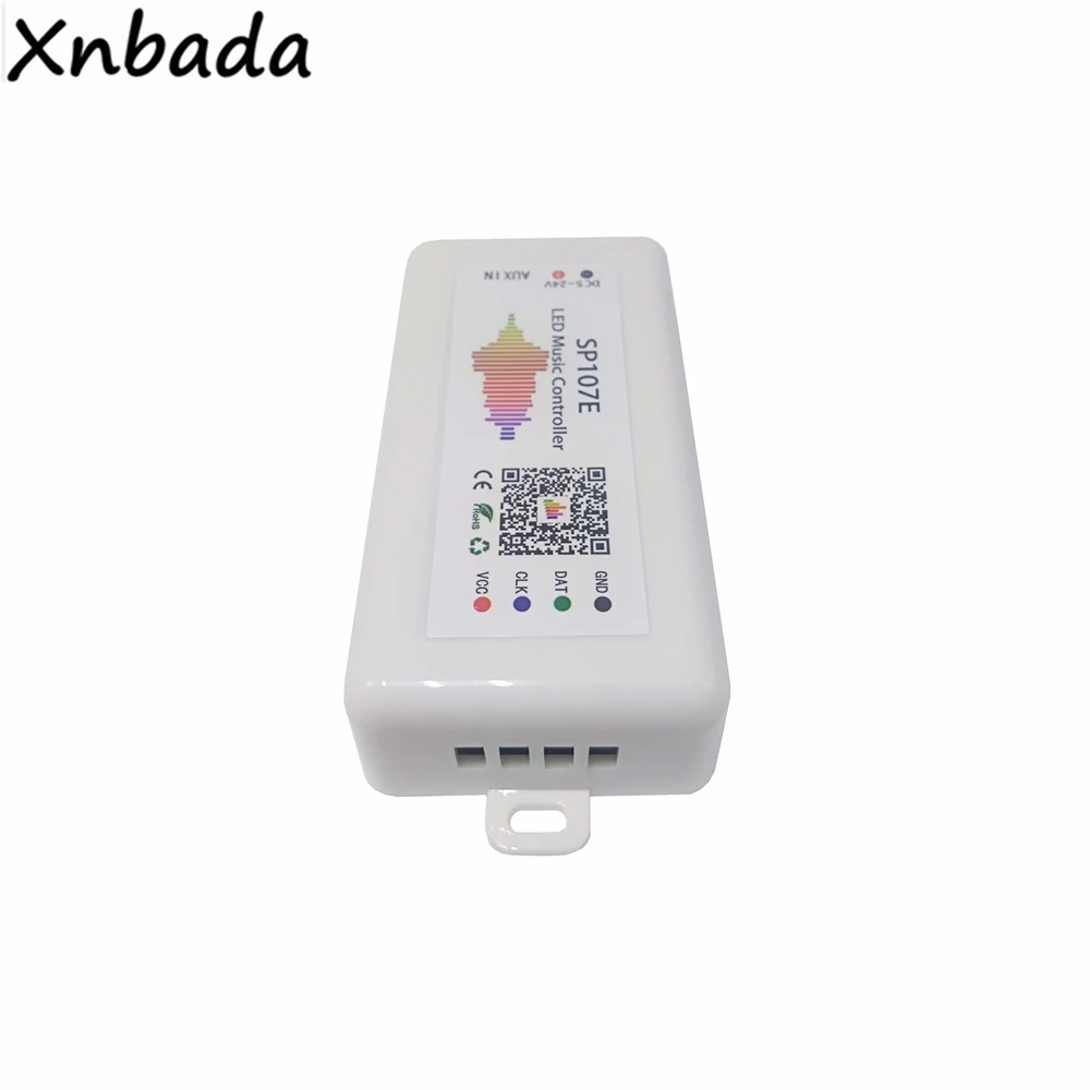 Светодиодный музыкальный контроллер SP107E WS2812B WS2811 Bluetooth для светодиодной