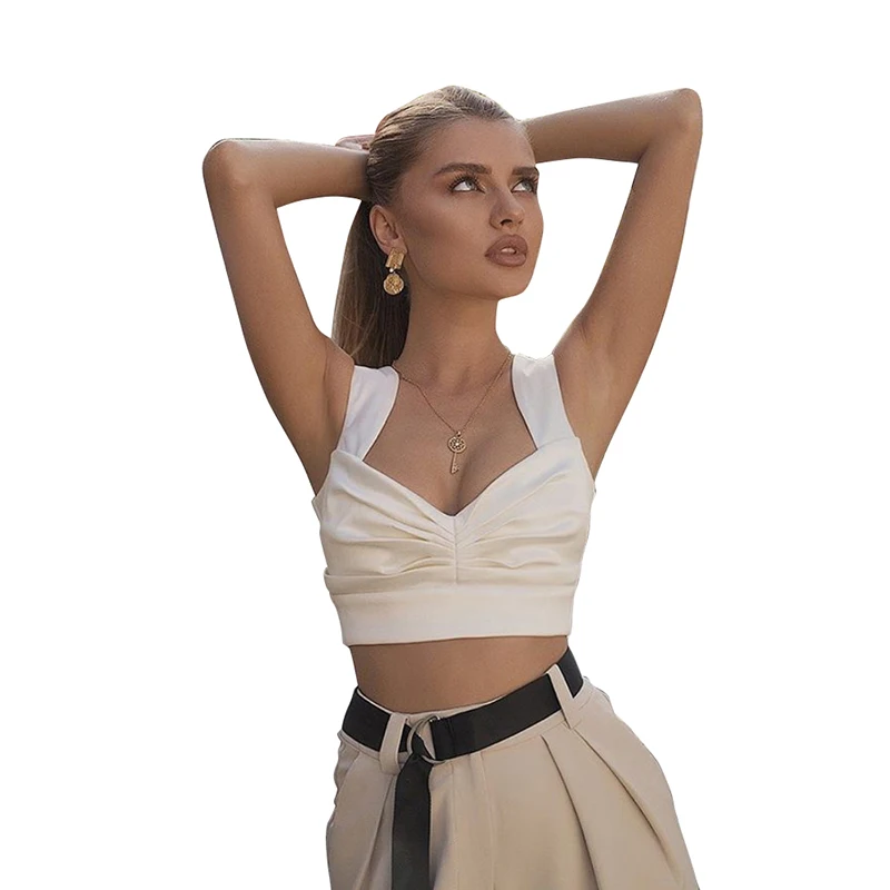 2019 осень новый плечевой ремень сексуальный с открытой спиной v образным вырезом