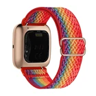Регулируемый нейлоновый ремешок для Fitbit Versa 2 lite, сменный эластичный браслет для наручных часов fitbit versa lite