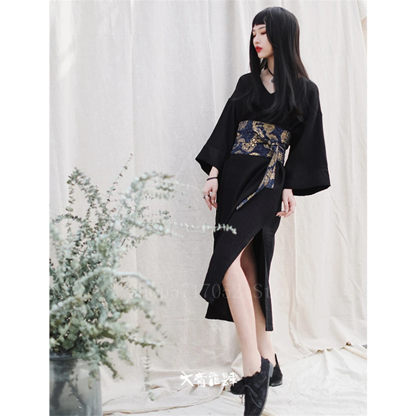 Платье кимоно с японским поясом хаори Оби юката винтажный поясной ремень