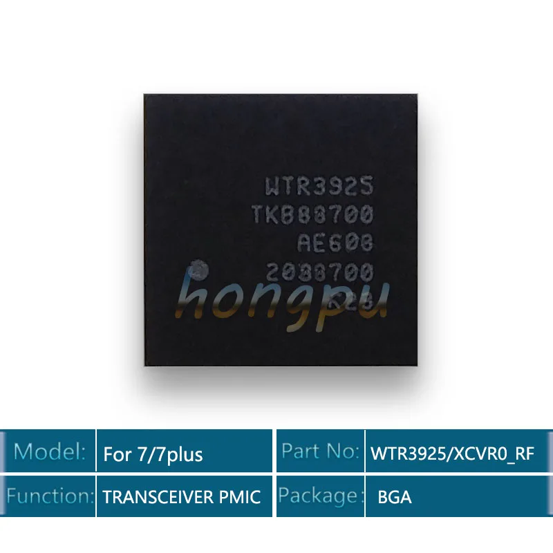 

20 шт./лот WTR3925/xcvr0 _ RF для iphone 7/7plus/7plus радиочастотный трансивер IC chip
