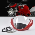 Обтекатель на лобовое стекло мотоцикла для Ducati Monster 696 795 796 M1100, красный