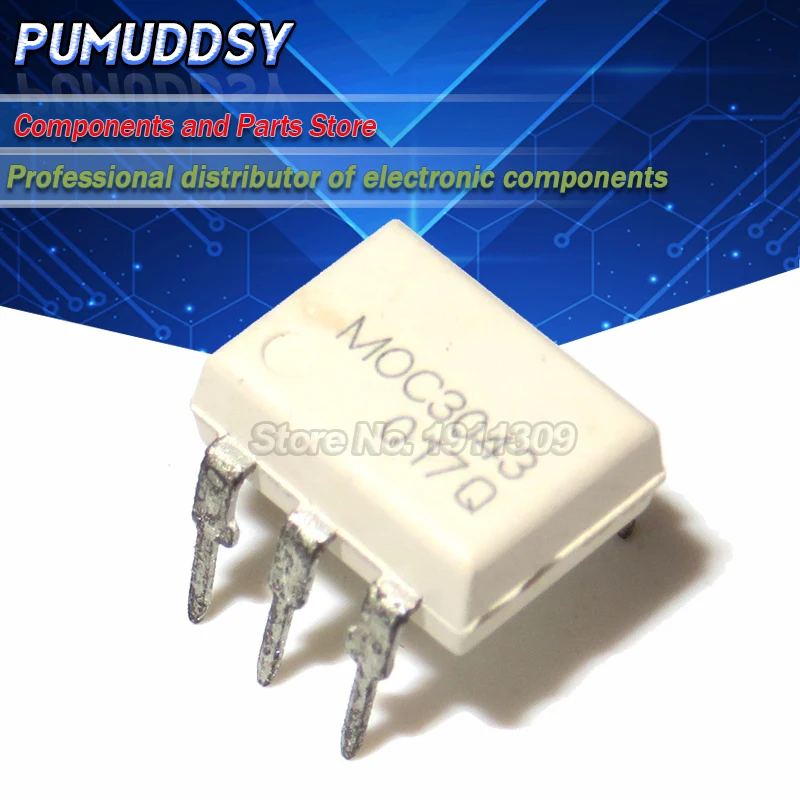 10 шт. MOC3043 DIP6 Триод и SCR выход оптопара 6Pin400V крест Zero Triac Dr новый оригинальный IC |