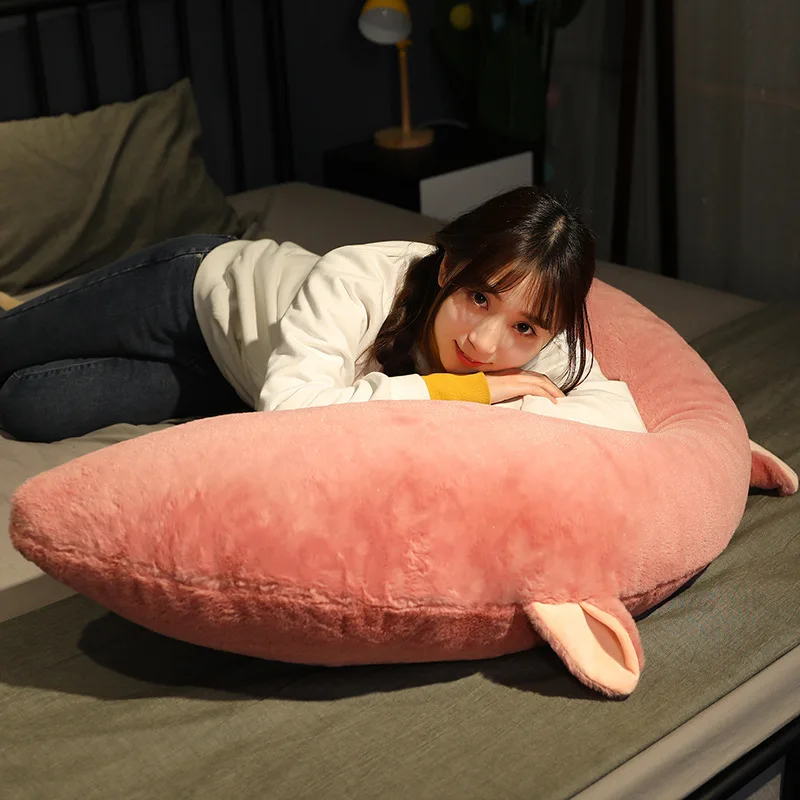 1pc 70cm 90cm 120cm Plush Bed Cushion Stuffed Soft Semicircle Style Throw Pillow Adult Child Sleep Home Decoration | Игрушки и хобби