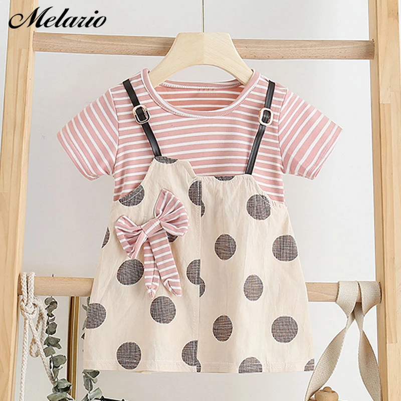 Платье для малышей меларио летнее платье пачка новорожденных девочек платья