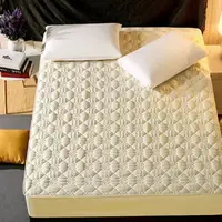 DIMI Anti-mite Pad Protector Cover Not Including Pillowcase Soft Sanding Quilted Mattress Cover Double King Size
