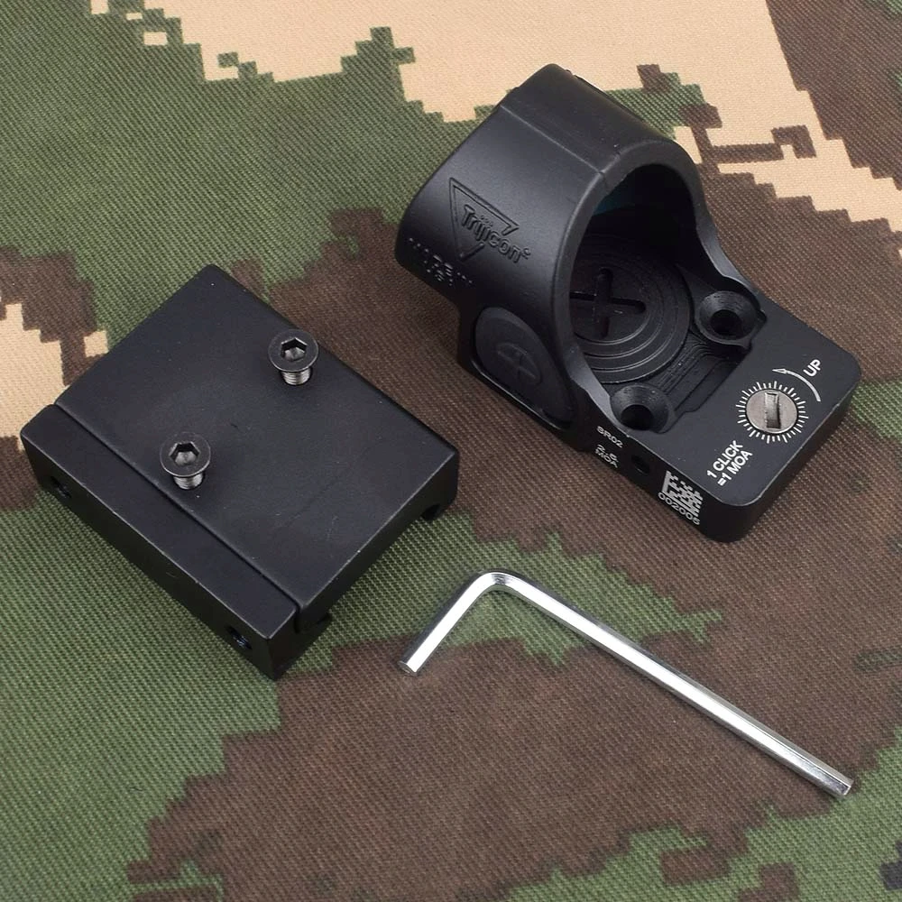 

Mini rmr sro red dot scope sight collimator glock rifle reflex sight scope fit 20mm rail & glock mount