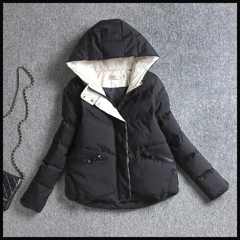 New Autumn Winter 2020 Women Parka Short Down Cotton Padded Coats Female Jacket Korean Manteau Femme 0040 KJ4452 | Женская одежда
