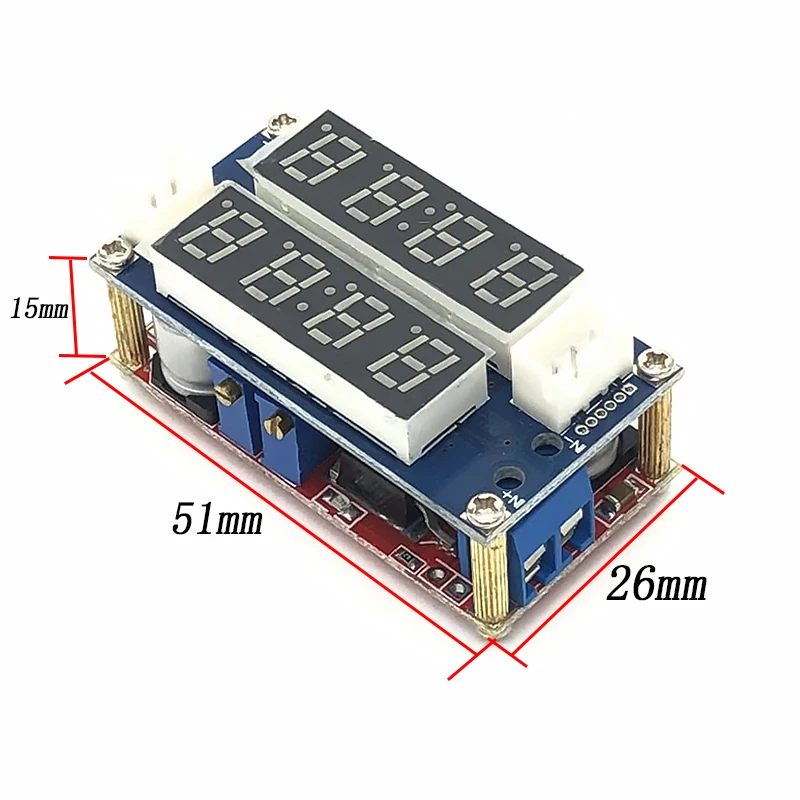 

XL4015 5A Adjustable Power CC/CV Step-down Charge Module LED Driver Voltmeter Ammeter Constant current constant voltage