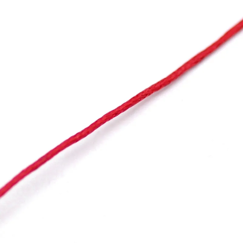 Женский хлопковый вощеный шнурок красного цвета 8 сезонов 1 мм браслет/ожерелье