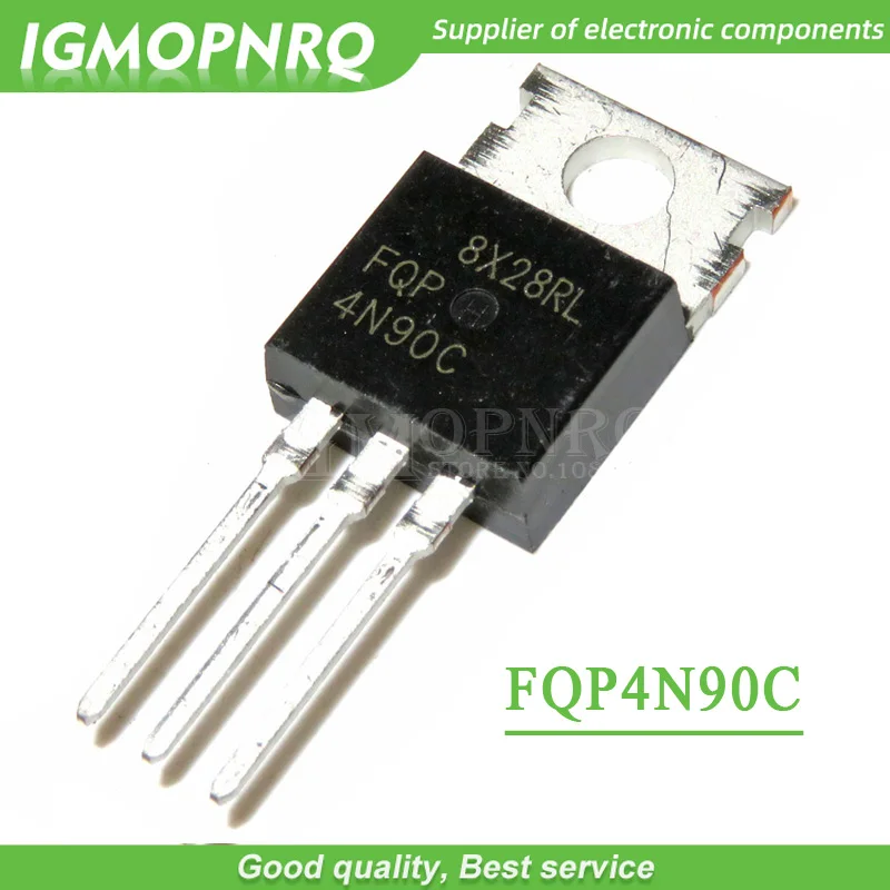 

5PCS FQP4N90C FQP4N90 4N90C 4A900V TO-220 FET New Original
