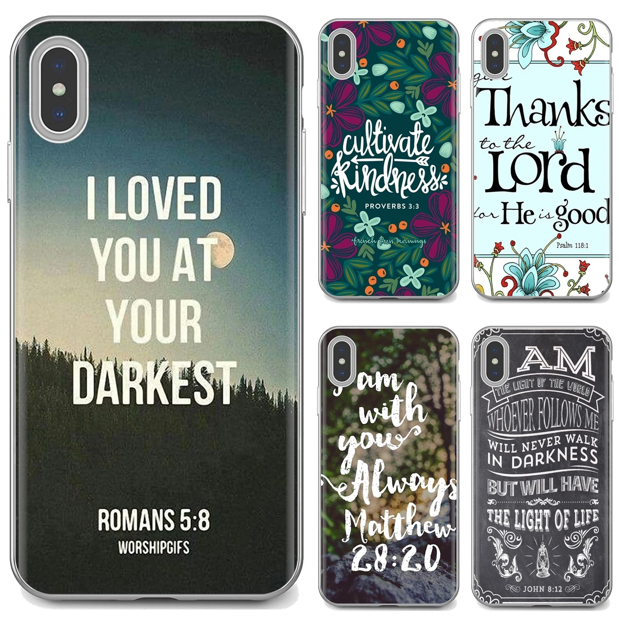 Мягкий чехол с христианскими иисусами из Библии и Псалом для Huawei Nova 2 2i 3 3i Y3 Y5 Y6 Y7 Y9