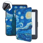 Магнитный чехол для Kobo Clara HD 6 дюймов читалка чехол из мягкого ТПУ для Kobo, N249 из искусственной кожи Капа защитный чехол авторежим спящий для