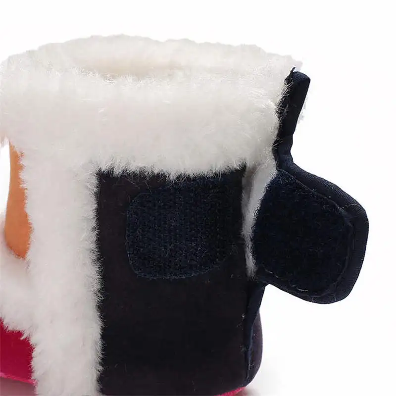 Детская обувь для мальчиков и девочек теплые мягкие хлопковые ботинки малышей