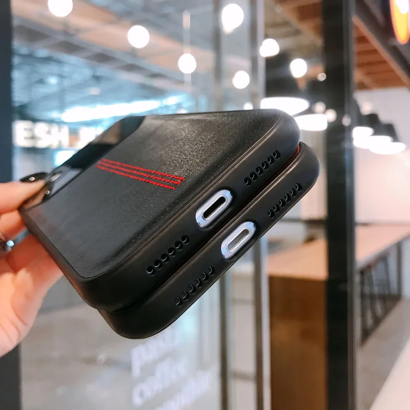 

For iPhone 6 6s 7 8 Plus Mirror Leather Car Magnetic Phone Case for iphone X XR XS 11 Pro Max Business Luxury Anti-fall Cover