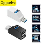 Мультиusb-удлинитель для зарядки 2,0 с поддержкой OTG-адаптера, хаб с 3 портами USB 3,0, мини-хаб, адаптер для планшетного ПК, ноутбука, Macbook Pro